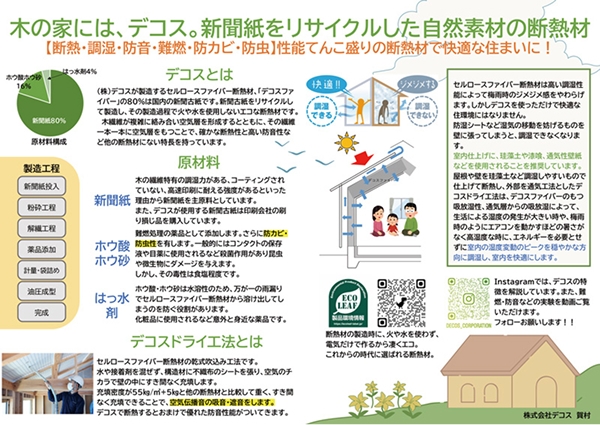 デコスの説明チラシ